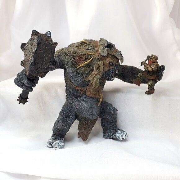 Lord of the Rings War in the North Snow Troll Figure 6" Statue 2010 LOTR - Picture 8 of 10